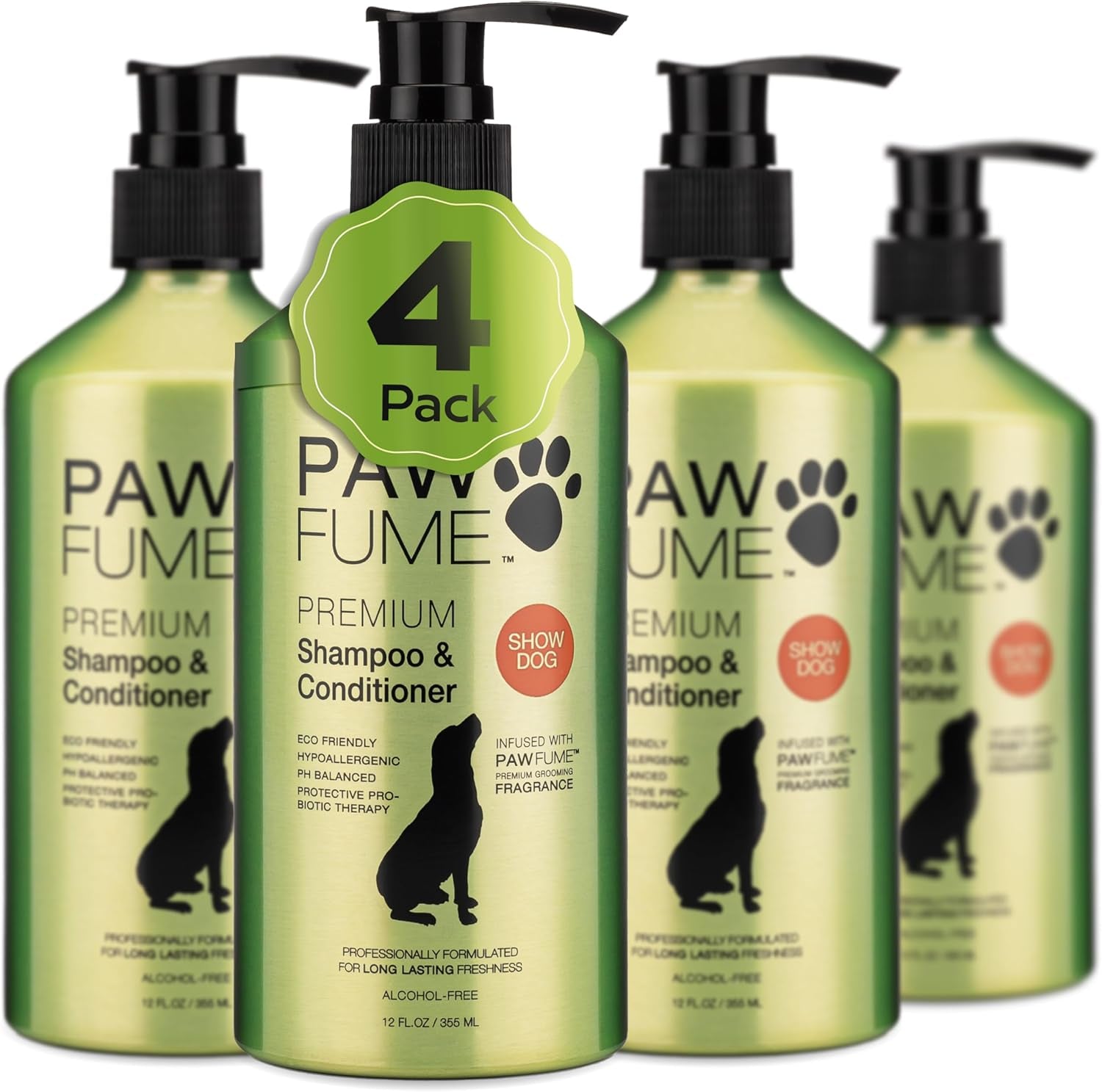 pawfume-deshedding-dog-shampoo-and-conditioner-show-dog-1-pack-nourish-detangle-for-silky-soft-coat-probiotic-deep-cleaning-ph-balanced-formula-salon-quality-shampoo-for-dogs