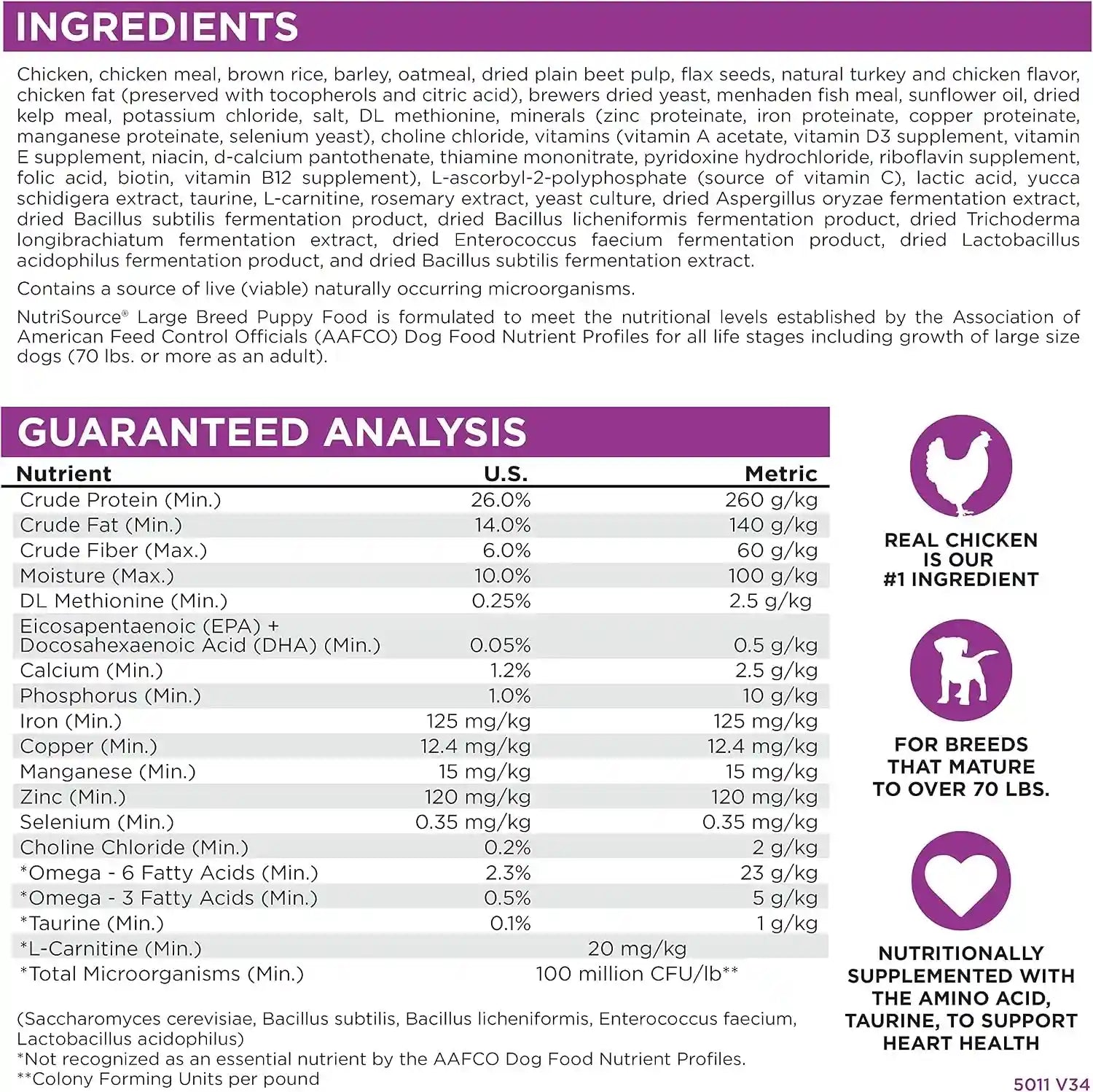 nutrisource-large-breed-puppy-dry-dog-food-chicken-rice-26-lb-probiotic-prebiotic-support-dha-epa-grain-inclusive-no-corn-wheat-or-soy
