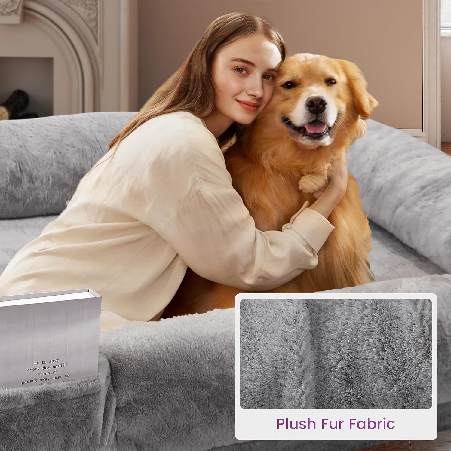 murago-human-dog-bed-for-adults-71x43x10-light-grey-long-human-size-dog-bed-removable-cover-orthopedic-design
