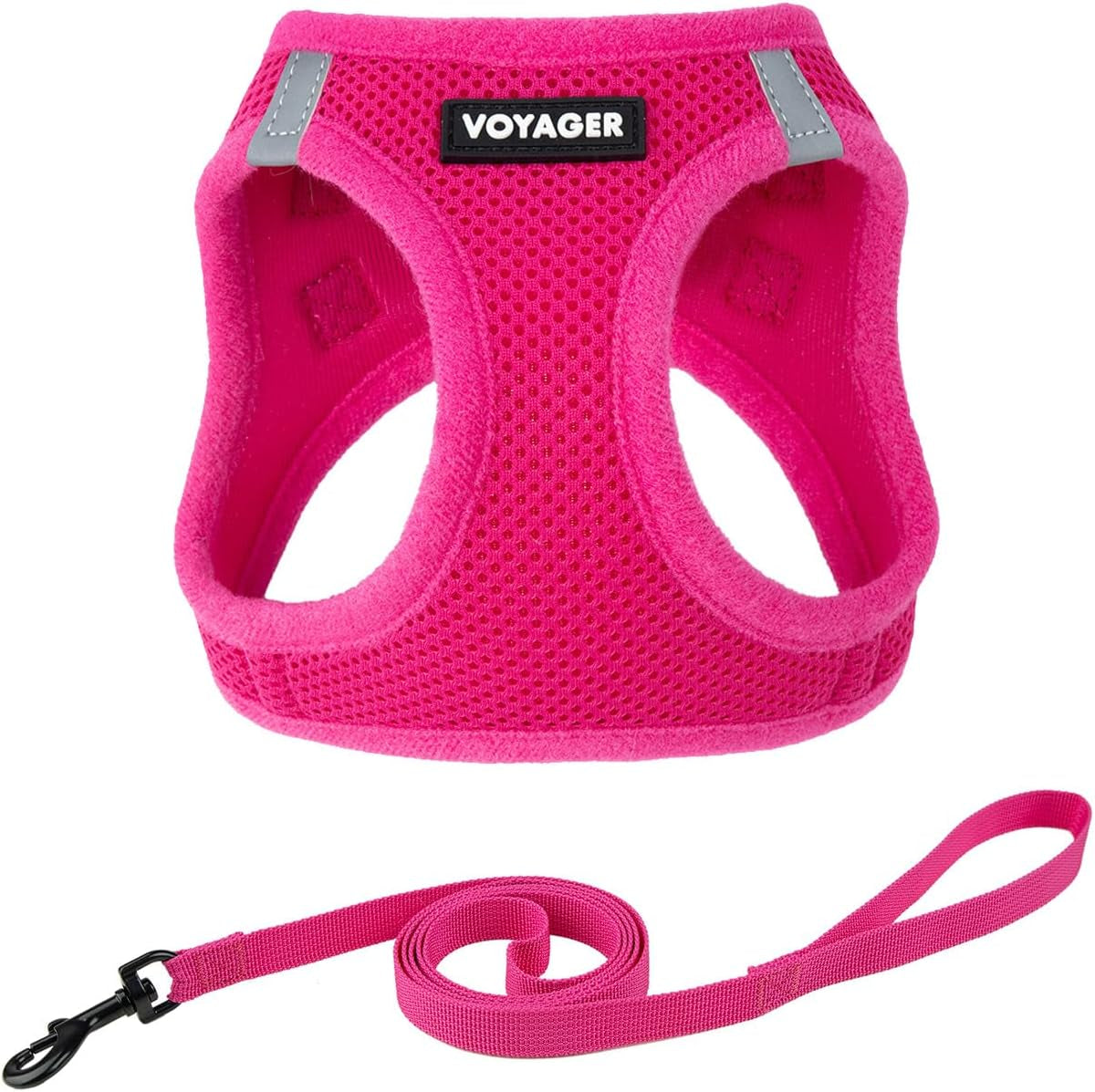 voyager-step-in-pet-harness-all-weather-mesh-adjustable-step-in-harness-for-cats-and-dogs-by-best-pet-supplies-307-set-moss-green-m