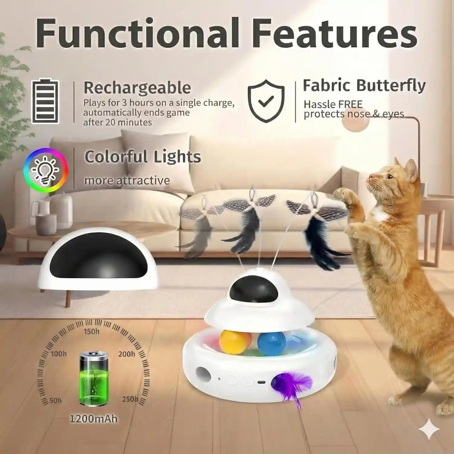 mohaya-cat-toys-4-in-1-interactive-cat-toy-for-indoor-cats-with-laser-fluttering-butterfly-moving-feather-and-track-balls-usb-rechargeable-self-play-kitten-toy-white