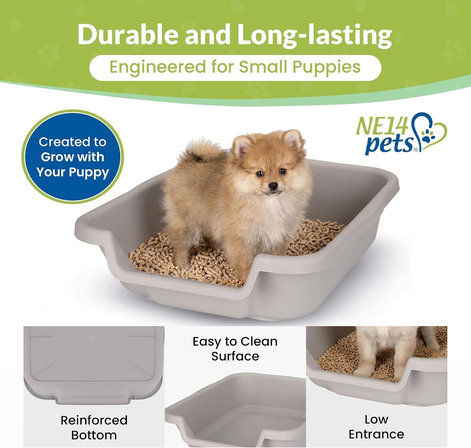 small-gray-litter-box-durable-pet-safe-open-top-entry-comfortable-for-dogs-up-to-6-lbs