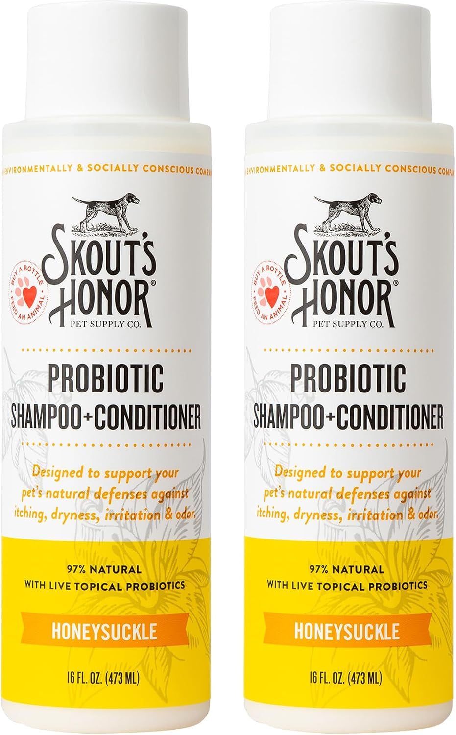 skouts-honor-probiotic-dog-shampoo-and-conditioner-dotw-16-oz-hydrating-natural-2-in-1-for-itchy-skin-microbiome-friendly-with-avocado-oil-omega-3s-paraben-sulfate-free