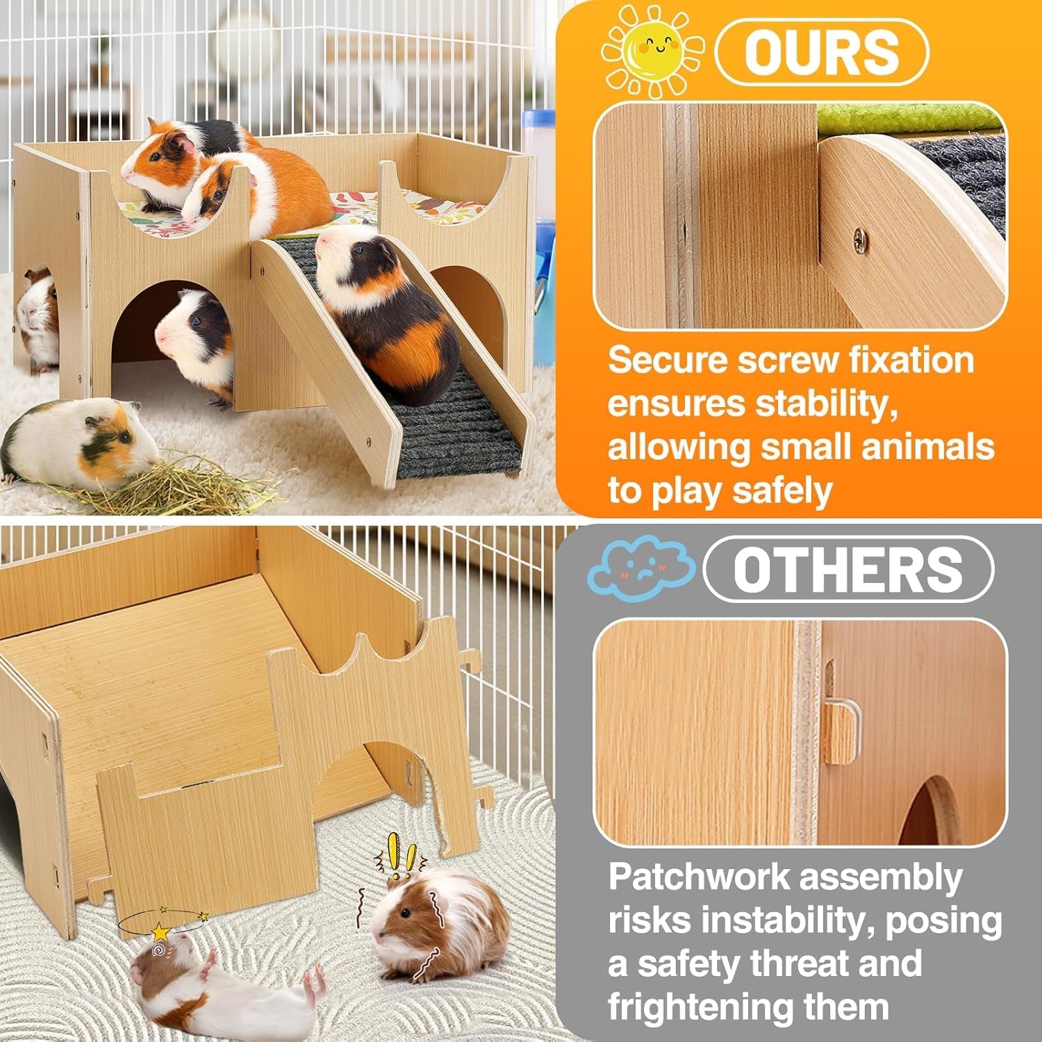 mewtogo-upgraded-sturdy-wooden-guinea-pig-castle-with-stairs-mat-easy-to-assemble-sturdy-playing-hiding-house-for-hamsters-bunny-chinchillas-small-animals