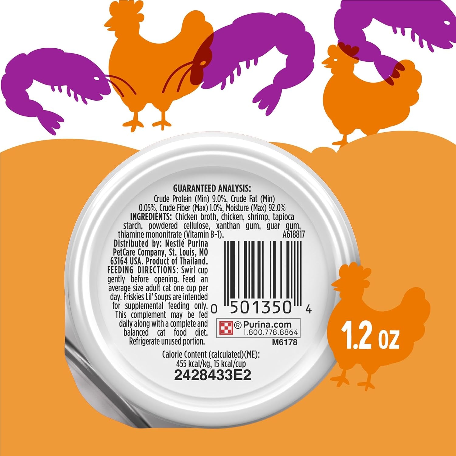 purina-friskies-lil-soups-cat-food-topper-shrimp-8-count-1-2-oz-cups-grain-free-lickable-recipe-with-real-chicken-in-a-velvety-broth-no-fillers-artificial-colors-or-preservatives