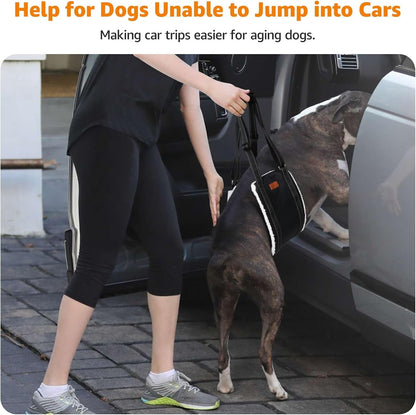 LOOBANI Adjustable Dog Sling for Large Dogs Hind Leg Support ACL Recovery | Walking & Stair Assistance, Senior Dog Mobility, Padded Comfort, Adjustable Fit, Lightweight Nylon, Soft Plush Lining3