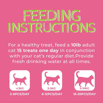Just Try 13.4 OZ Urinary Tract Health Cat Treats for Indoor Cats, Cranberry & D-Mannose for Kidney Bladder and UT Support, Health Cat Supplement Crunchy Chews5