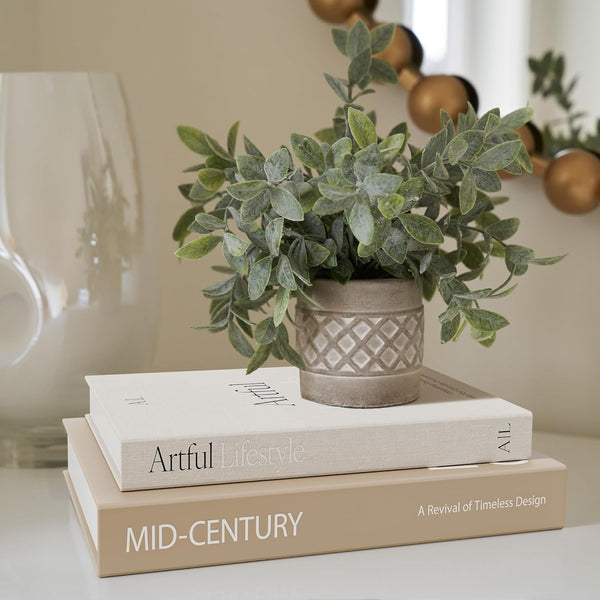 Aesthetic Decorative Books Set of 2 - Stylish Boxes for Coffee Table Decor | Stylish Modern Home Decoration for Your Bookshelf or Mantel, Faux/Fake Books Doubles as Photo Storage or Keepsake Box4