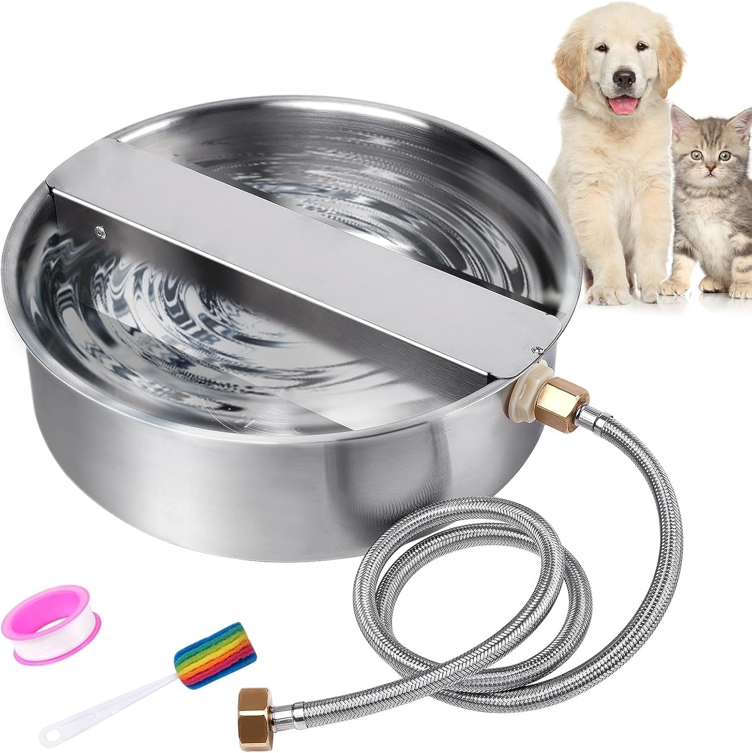 automatic-dog-water-bowl-dispenser-large-breed-auto-fill-high-capacity-stainless-steel-dog-waterer-with-float-valve-self-filling-auto-water-bowl-for-outdoor-large-dogs-cats-chicken-livestock