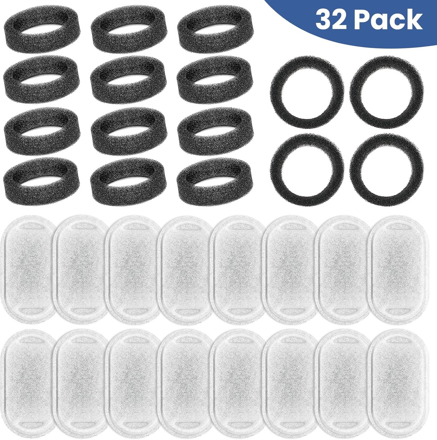cat-water-fountain-filters-replacement-16-pcs-pet-water-fountain-filter-with-16-pcs-foam-sponges-for-67oz-2l-108oz-3-2l-stainless-steel-pet-cat-water-fountain-dispenser-filters