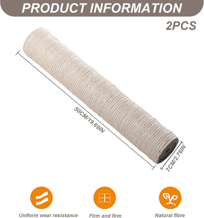 Cat Scratching Post Replacement Pole, 20 Inch Cat Tree Replacement Post, Natural Sisal Tree Parts2