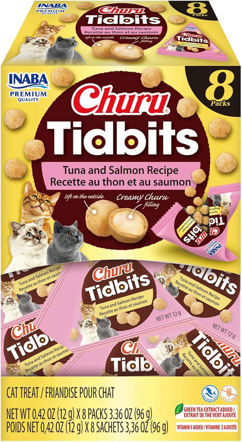 inaba-churu-tidbits-chewy-cat-treats-tuna-salmon-8ct-immune-support-antioxidant-support-70-moisture-training-treat-dual-texture-8-x-0-42-oz-packs