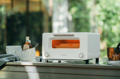 the Toaster Pro | Steam Oven Toaster | Compact 14.1″W × 12.6″D × 8.2″H | 6 Modes: Shokupan, Golden Toast, Pizza, Croissant, Oven, Salamander Grill | (Baking Tray Sold Separately) | Off-White6