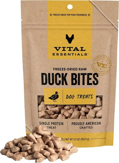 Vital Essentials Freeze Dried Dog Treats, Salmon Bites, 2.5 Oz Bag | Single Animal Protein, Premium Quality, Grain-Free Training Treats, USA Made with U.S. & Globally Sourced Ingredients12
