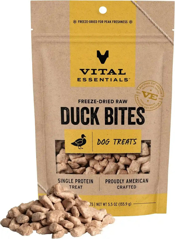 Vital Essentials Freeze Dried Dog Treats, Salmon Bites, 2.5 Oz Bag | Single Animal Protein, Premium Quality, Grain-Free Training Treats, USA Made with U.S. & Globally Sourced Ingredients12