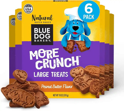 Blue Dog Bakery Natural Dog Treats, More Crunch Large, Assorted Flavors, 18Oz Box, 1 Box17
