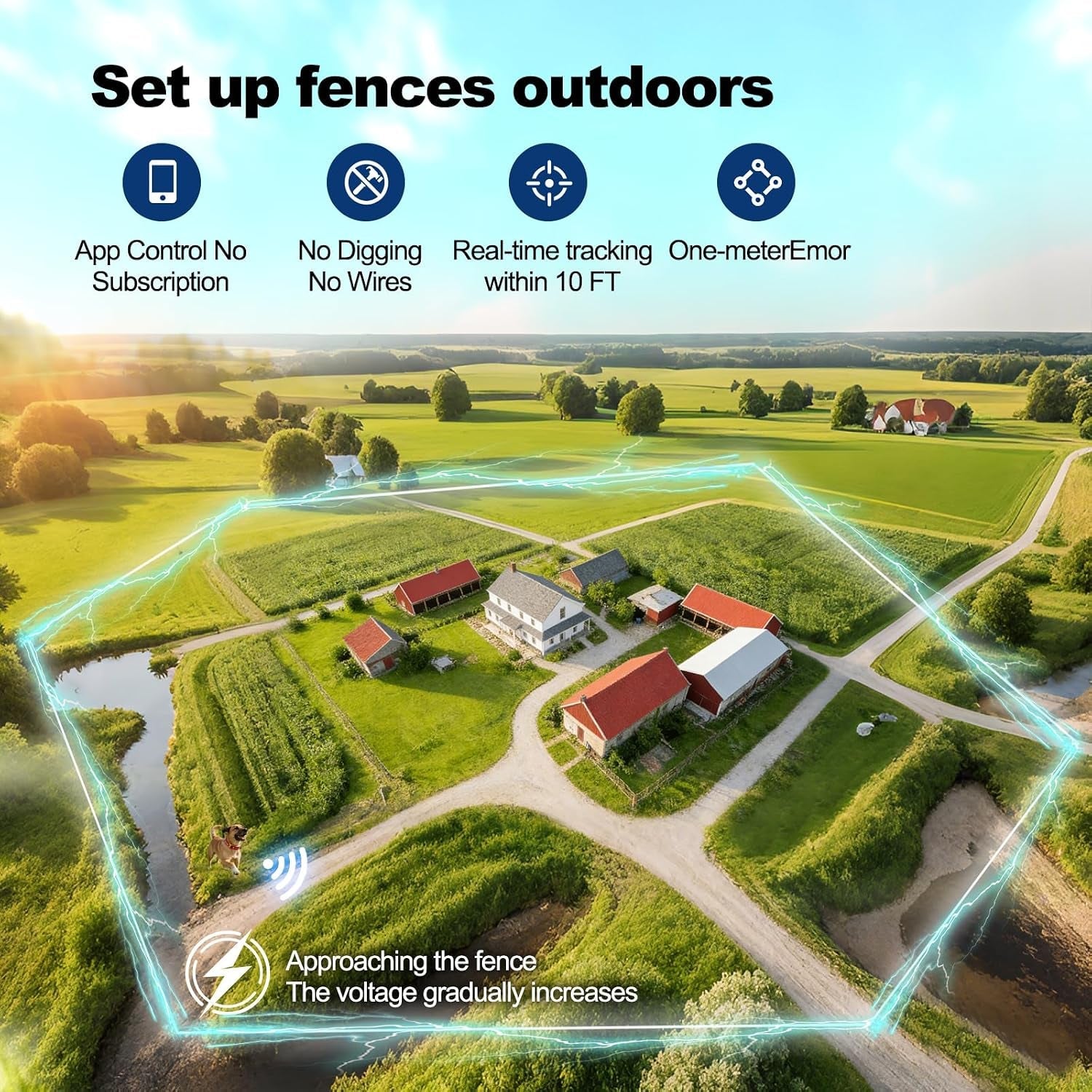 gps-wireless-dog-collar-fence-system-with-free-app-smart-portable-electric-dog-fence-64-3280ft-waterproof-rechargeable-for-medium-large-dogs-outdoor-use