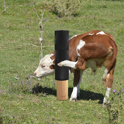 2 Pcs Horse Cattle Scratchers, Horse Scratching Post, Soft Massage Brush Kit for Equine Bovine, Scratching Itch Relief Pad for Farm Animals Goat Sheep Cow Dog6