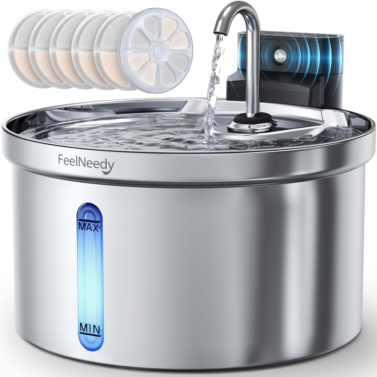 wireless-cat-water-fountain-water-battery-separation-feelneedy-stainless-steel-automatic-pet-water-dispenser-4000mah-battery-operated-water-fountains-for-cats-dogs-3-5l-118oz