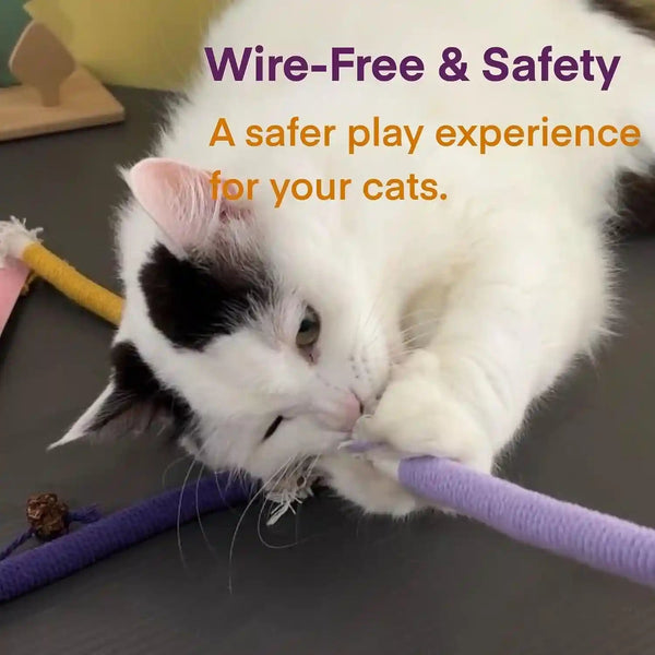 Cat Toys for Indoor Cats, Kitten Toys for Indoor Kittens, Catnip Rope Chew Toys for Teeth Cleaning, Interactive Cat Teething Toy, Kitty Kicker Toy, 3 Pack (Plus 1 Pouch of Catnip)6