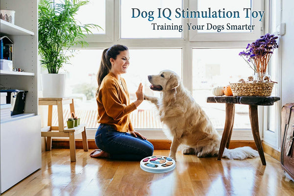 Joansan Interactive Dog Puzzle Game Toys, Dog Enrichment Toys for Puppy Mentally Stimulating Treat Dispenser Dog Treat Puzzle Feeder for Small,Medium and & Large Dogs Treat Training (Blue)5