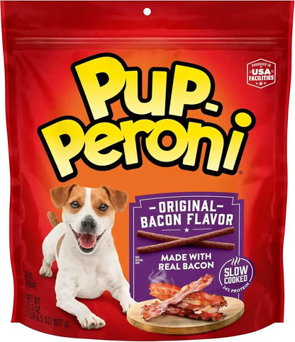 Pup-Peroni Dog Treats, Original Bacon Flavor, 22.5 Ounce, Made with Real Bacon2