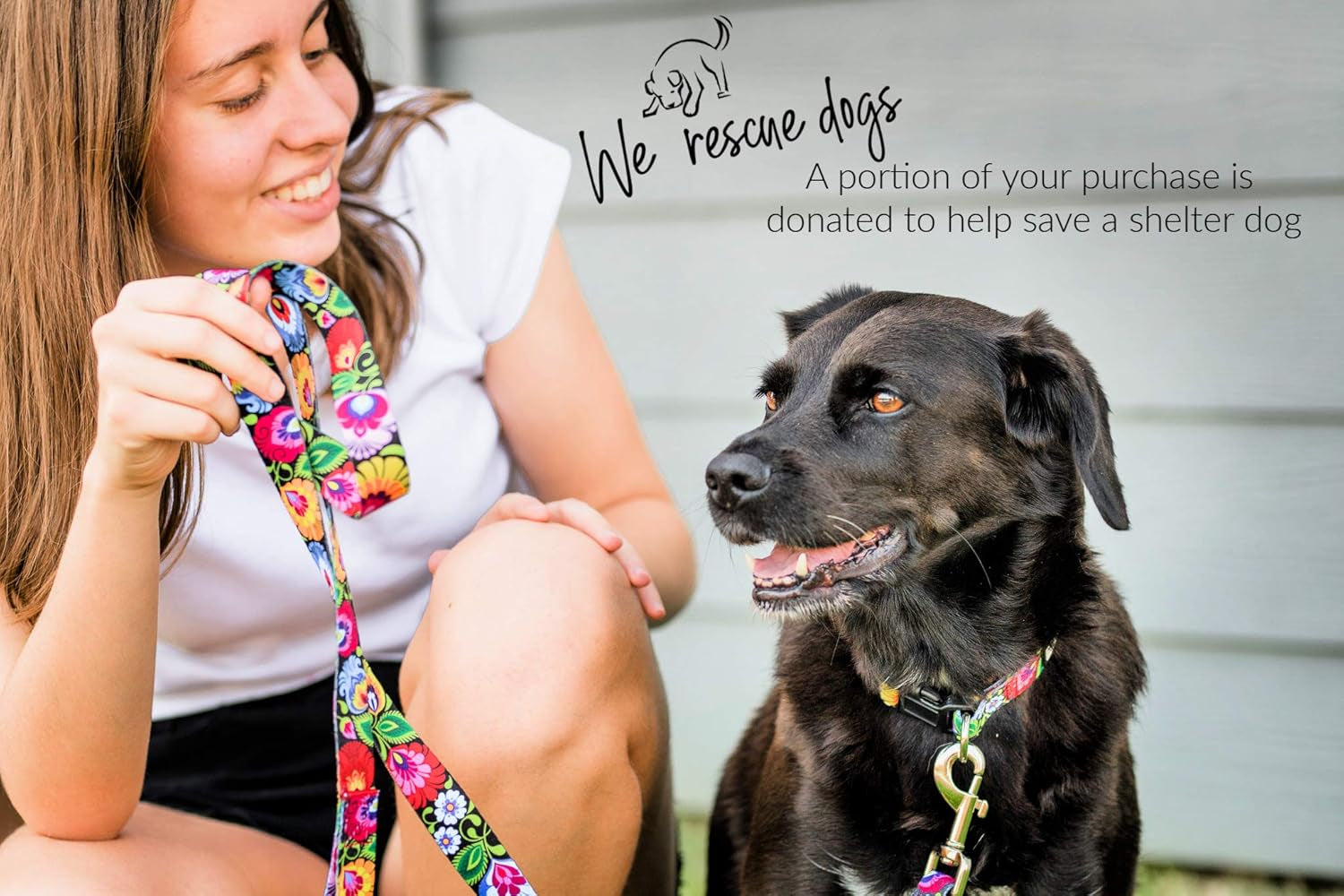 lucky-love-dog-leash-beautiful-vivid-patterns-durable-long-lasting-blackbird-large