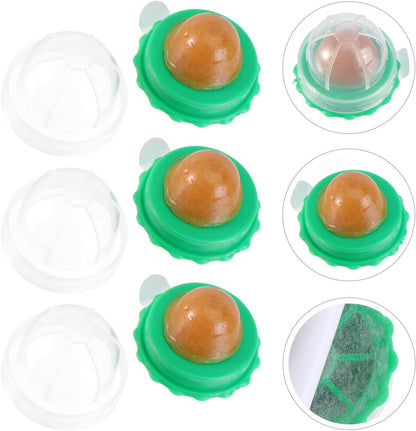 Balacoo 9 Pack Cat Snacks Candy Ball, Cat Energy Ball Toys Includes Catnip | Adhesive Wall Lickable Sugar Balls, Edible Kitty Toys - Healthy Safe Cat Treats Balls, Kitten Chew Toys for Teeth Cleaning8