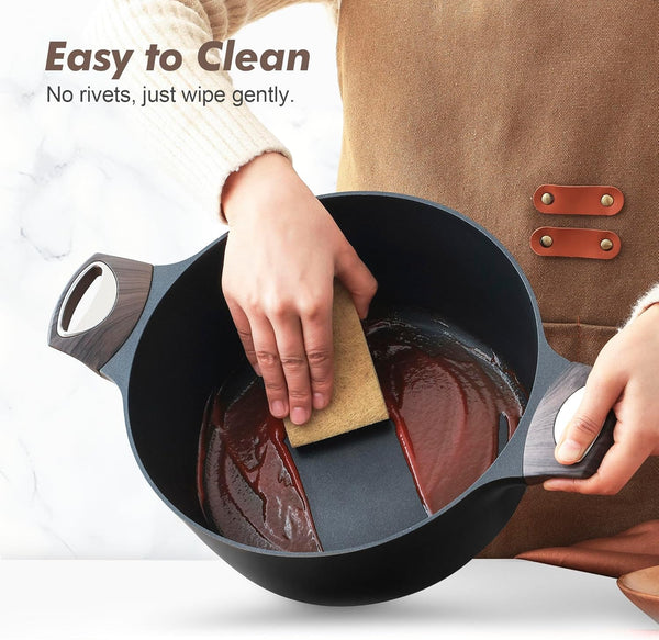Pots and Pans Set Nonstick, 20 Pcs Induction Cookware Sets, Non-Toxic Healthy Non Stick Kitchen Cooking Set with Stay-Cool Handles, PFOA PFOS Free, Black4