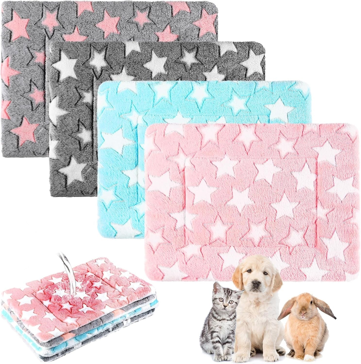 haull-4-pcs-waterproof-guinea-pig-bedding-soft-dog-cat-bed-crate-mat-small-animal-plush-cage-liners-rabbit-bunny-kennel-pad-reversible-cozy-pee-thickened-hamster-padtie-dyed-13-x-10-inch