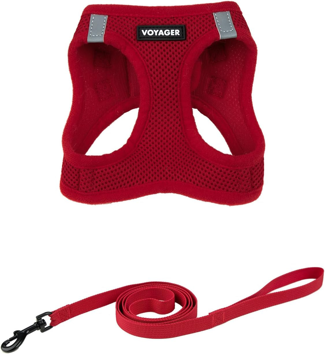 voyager-step-in-pet-harness-all-weather-mesh-adjustable-step-in-harness-for-cats-and-dogs-by-best-pet-supplies-307-set-moss-green-m