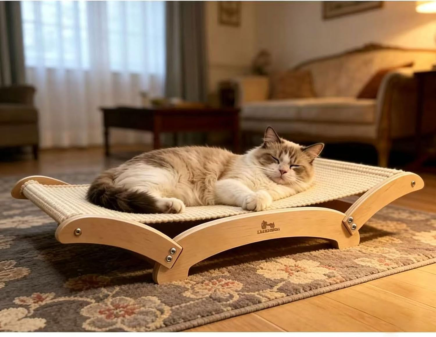 extra-large-sisal-cat-scratcher-bed-for-indoor-cats-cat-scratching-post-with-hammock-nartural-sisal-scratch-pad-for-large-cats-scratcher-lounge-chair-wooden-cat-furniture-light-nartural