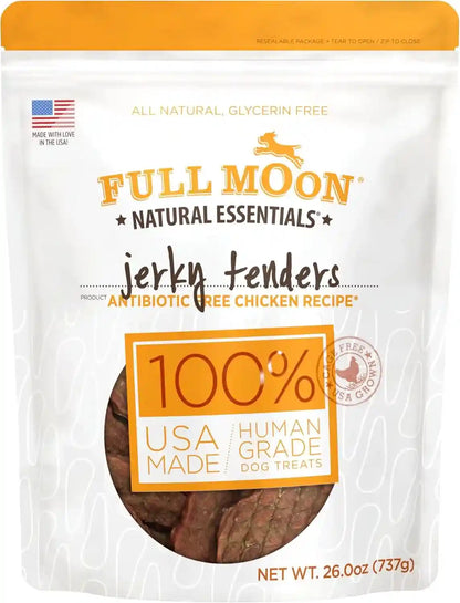 Full Moon® Chicken Jerky Tenders Dog Treats 26 Oz | Human Grade, No Corn, No Wheat, No Soy, Glycerin Free, Made in the USA1