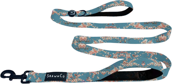Shawnco Dream Walk Dog Leash- Premium, Nylon Pet Leash with Soft Neoprene Handle for Small, Medium and Large Dogs (ICY Lilac, M/L 6FT W/ 2 Handles)7