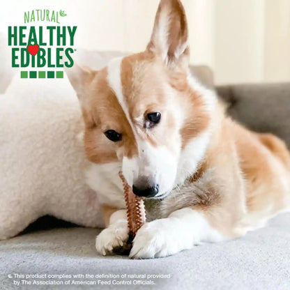 Nylabone Healthy Edibles Meaty Center Dog Treats, Beef Flavor, 12 Count | Natural Dog Chew Bones, Made in USA, Highly Digestible, Help Clean Teeth, Long Lasting Chews for Small Dogs up to 25 Lbs3