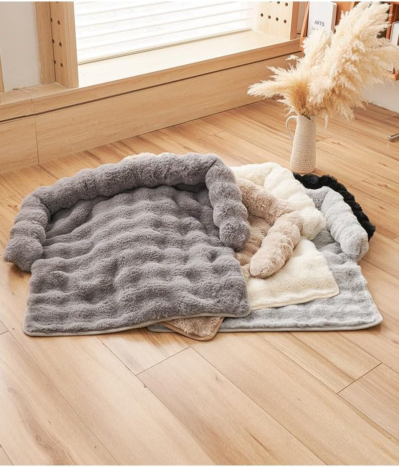 dog-couch-bed-for-dogs-cats-29-5x29-5-washable-plush-dog-bed-for-couch-with-bolster-non-slip-bottom-furniture-protector-for-sofa-bed-car-seat