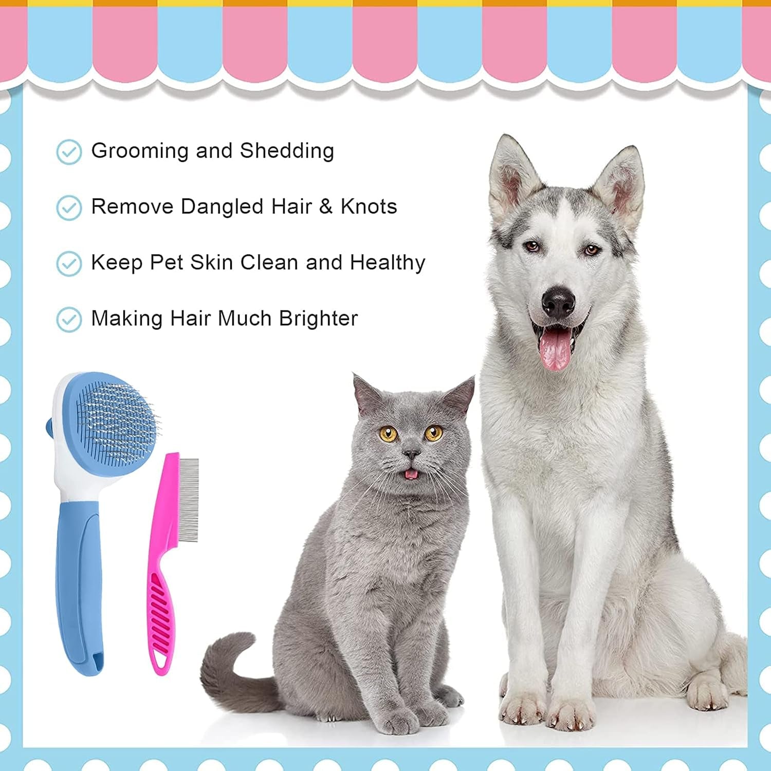 self-cleaning-slicker-brush-cat-brushes-for-indoor-cats-with-metal-comb-dogs-cats-hair-brushes-for-shedding-pet-kitten-grooming-tool-with-release-button-for-long-or-short-hair-by-kalamandablue