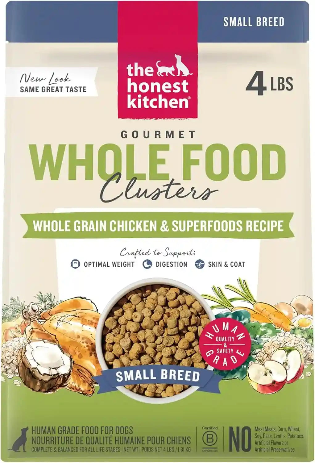 the-honest-kitchen-whole-food-clusters-small-breed-whole-grain-chicken-dry-dog-food-4-lb-bag