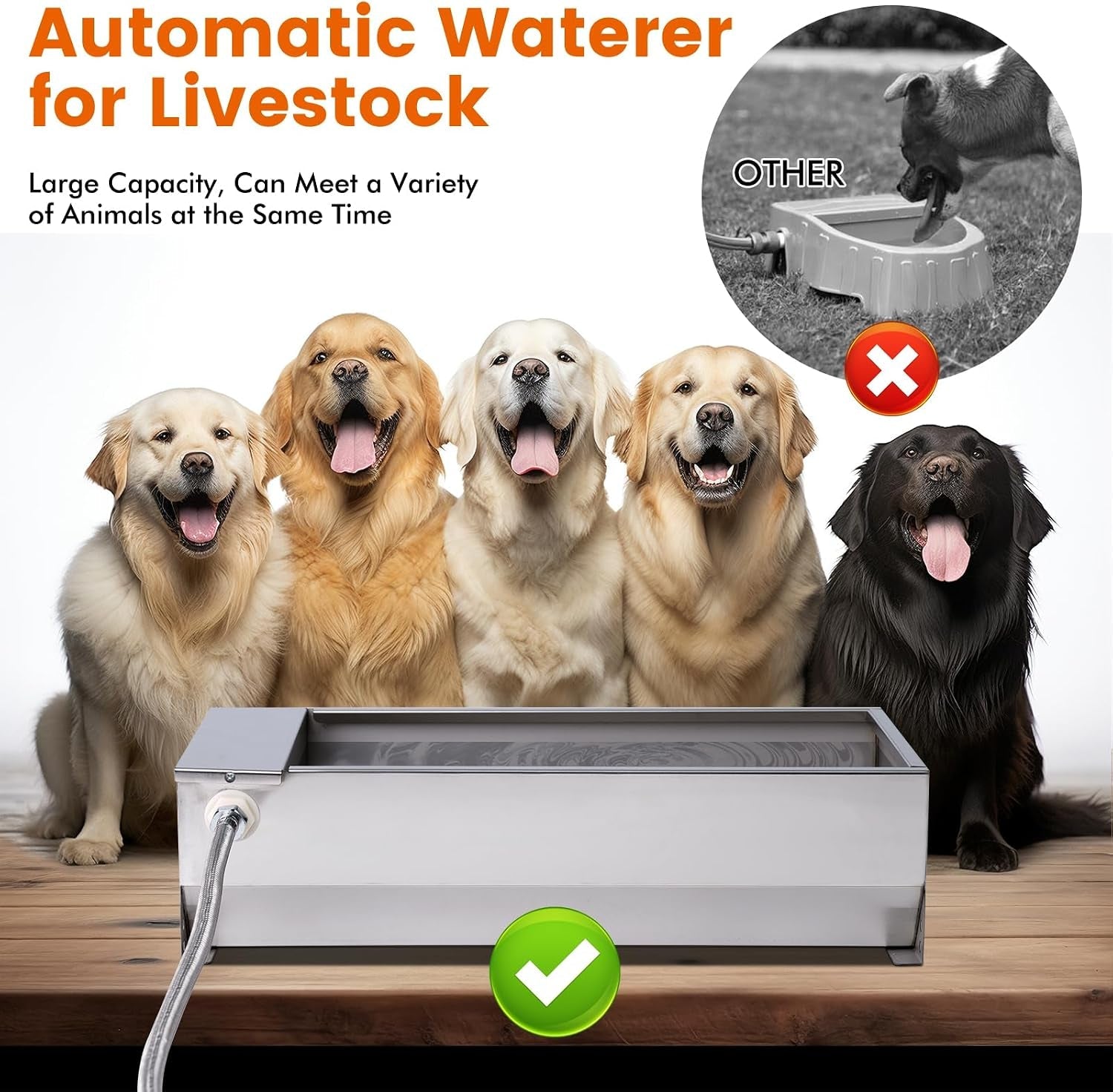 automatic-large-dog-water-bowl-dispenser-outdoor-stainless-steel-automatic-livestock-water-trough-large-capacity-auto-fill-dog-waterer-with-float-valve-for-chicken-geese-duck-goat-pig