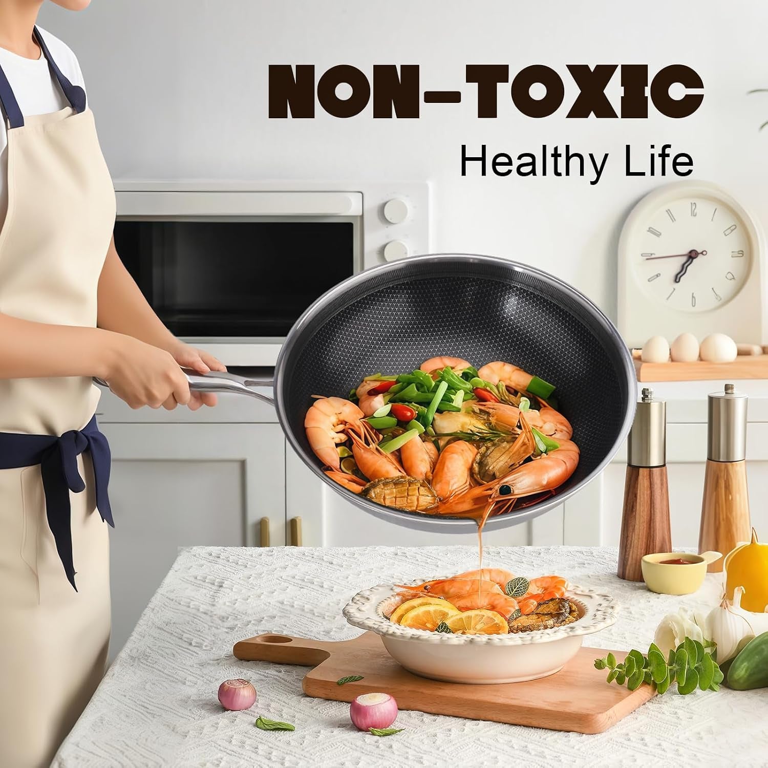 hybrid-wok-13-inch-wok-with-lid-stainless-steel-woks-stir-fry-pans-non-stick-pfoa-free-cookware-dishwasher-and-oven-safe-compatible-with-induction