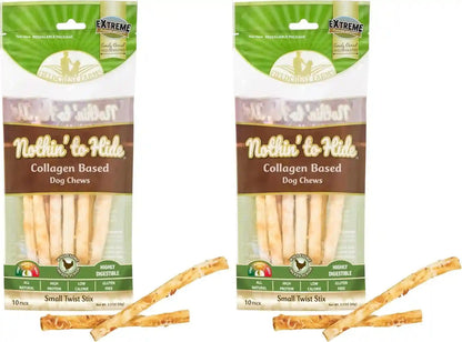 Fieldcrest Farms Nothin' to Hide Twist Stix, Beef Flavor, Easily Digestible, Supports Skin, Coat, Joints & Muscles, for Moderate Chewers under 15Lbs, 50 Pieces17