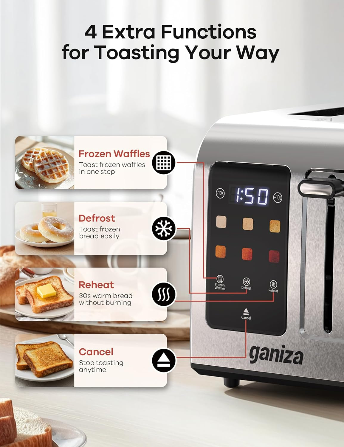 toaster-2-slice-with-touchscreen-smart-toasters-wide-slot-max-925w-full-stainless-steel-digital-countdown-timer-touch-screen-defrost-reheat-cancel-10s-fine-tune-removable-crumb-tray