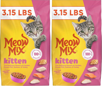 Meow Mix Cat Food, Kitten Formula, 3.15 Lb10