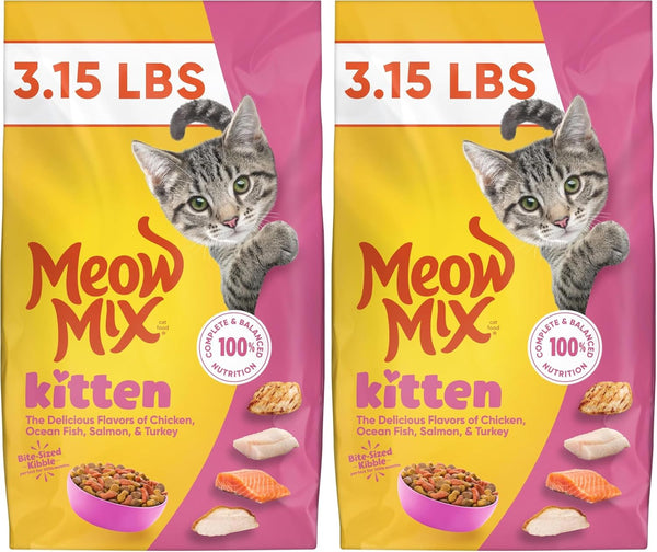 Meow Mix Cat Food, Kitten Formula, 3.15 Lb10