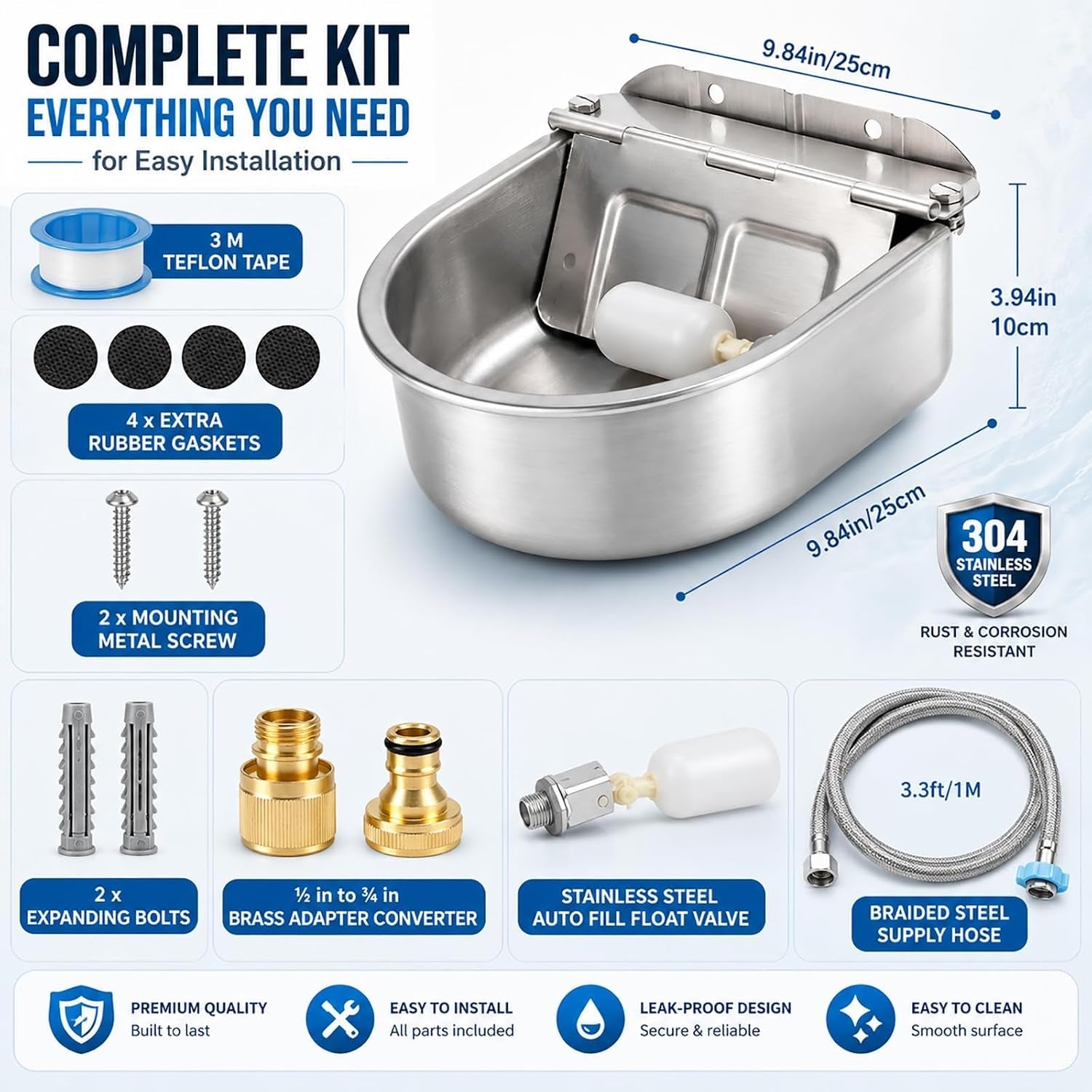 fhtonge-304-stainless-steel-automatic-dog-water-bowl-dispenser-with-outfall-float-valves-auto-fill-wall-mounted-dog-waterer-for-outdoor-big-dog-livestock-poultry-horse-cow-goat-pig-chicken-duck-rabbit