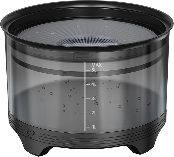 UPSKY 5.5L No-Spill Dog Water Bowl, Slow Drinking Feeder for Messy Drinkers | Large Capacity, Raised Stand Design, Splash-Proof, Anti-Slip, Visible Water Level, Easy to Clean, Ideal for Multi-Pet Homes7