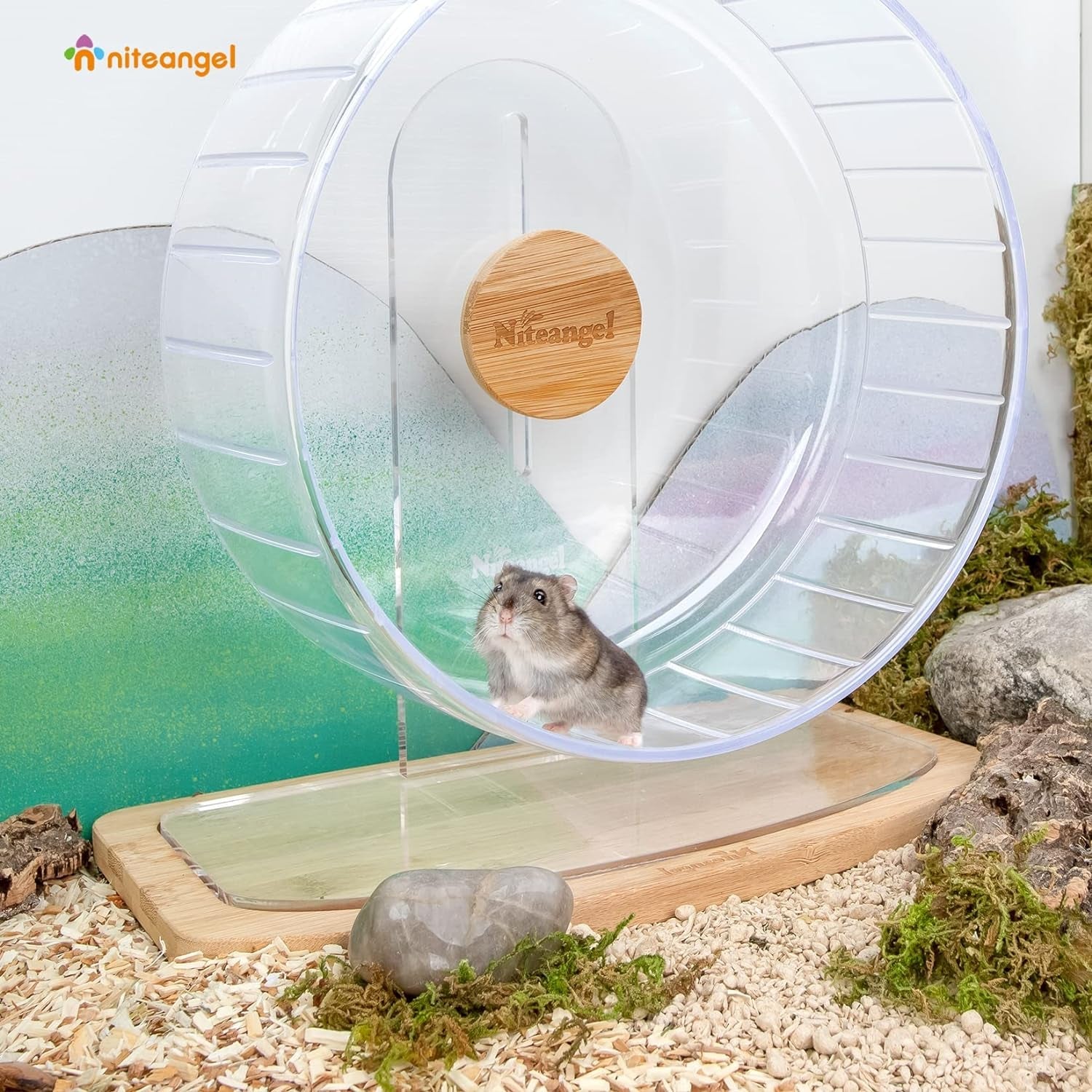 niteangel-anti-slide-hamster-wheel-platform-medium-size-elevates-height