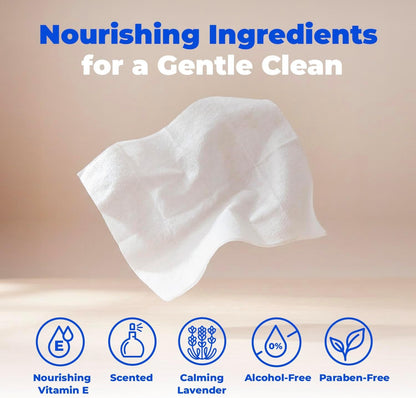 Best Pet Supplies Cleaning Dog Wipes - Calming Lavender, 100 Count | Lavender Scented, Large 8X9" Pet Wipes, Vitamin E, Puppy & Cat Safe, Gentle Grooming, Resealable Pouch Prevents Drying5