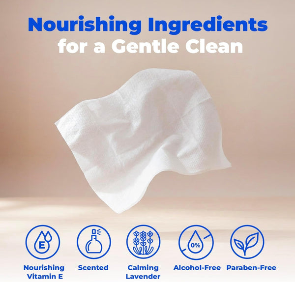 Best Pet Supplies Cleaning Dog Wipes - Calming Lavender, 400 Count | Lavender Scented, Large 8X9" Pet Wipes, Vitamin E, Puppy & Cat Safe, Gentle Grooming, Resealable Pouch Prevents Drying5