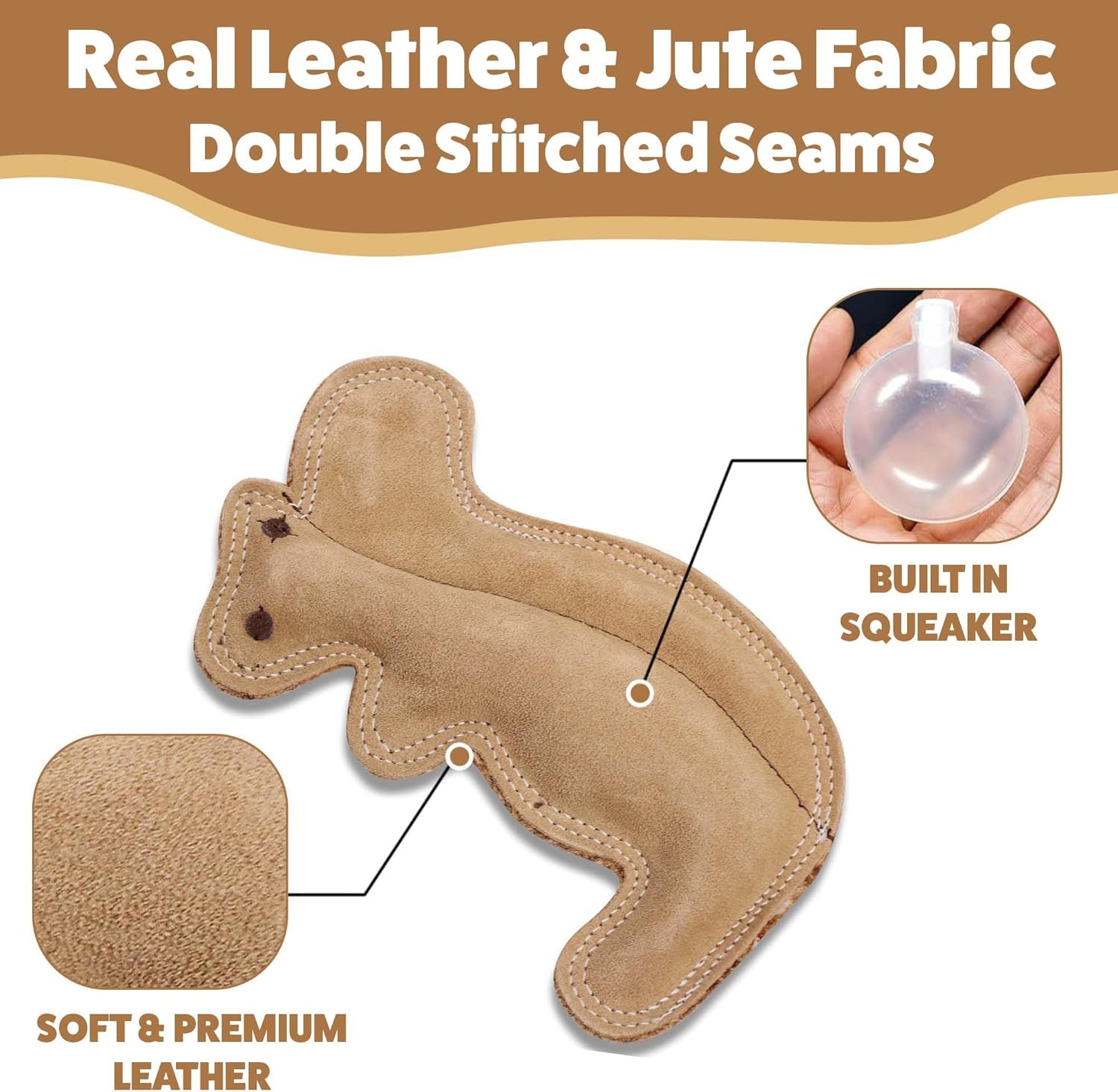 spot-dura-fused-leather-squirrel-dog-toy-real-leather-jute-fabric-double-stitched-durable-soft-stuffed-squeaky-interactive-chew-toy-for-moderate-chewers-small-medium-dogs-8in
